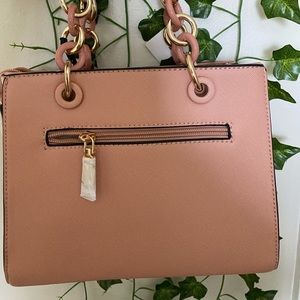 Faux leather handbag